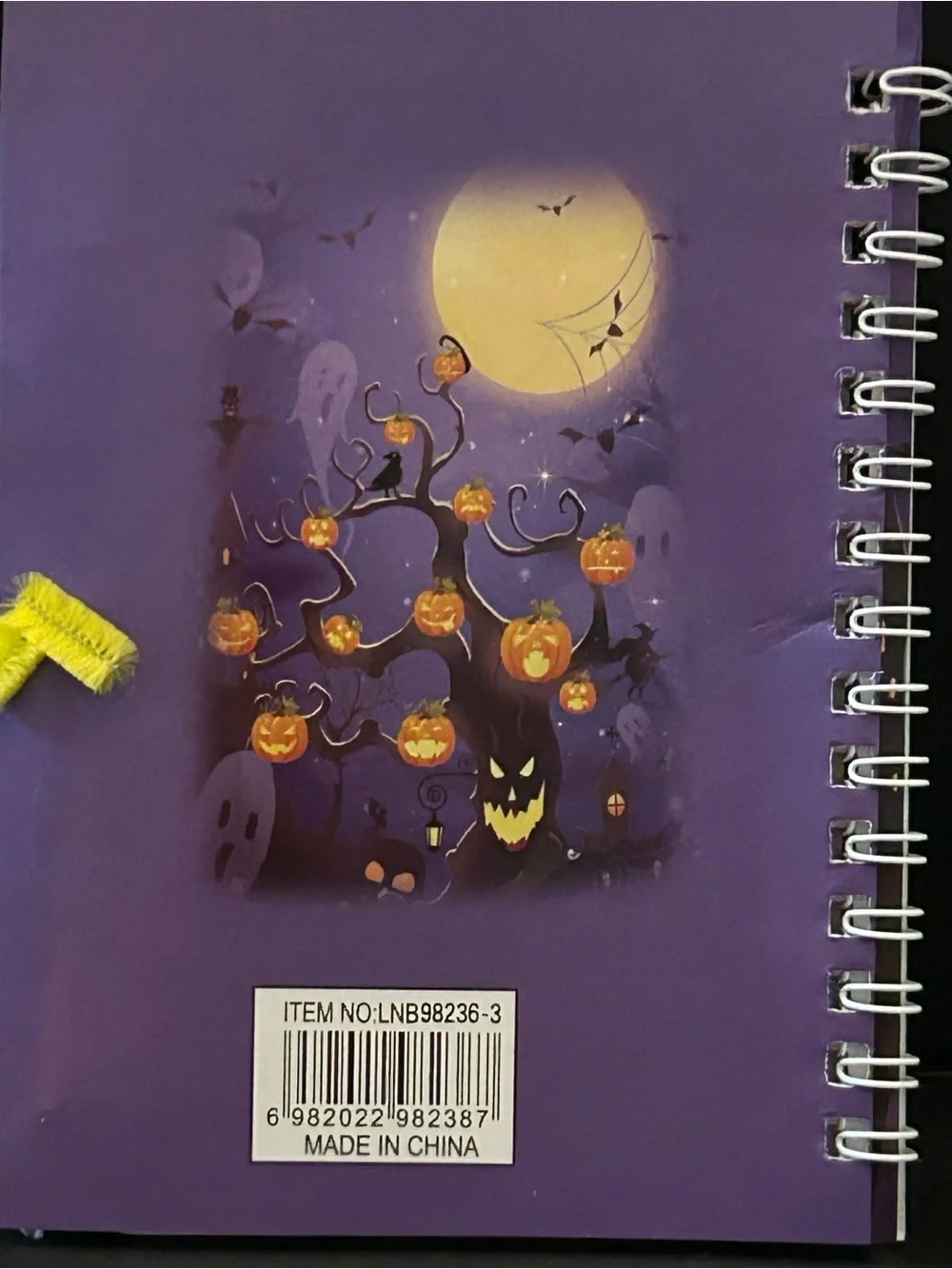 SET of (4) Four Halloween Designs 🎃 Medium Size Notebooks for Kids Party Favors